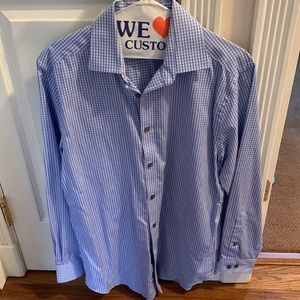 Worn once. No stains. Great dress shirt. Looking to get rid off. Nice material.